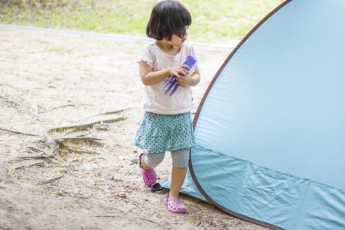 キャンプ　子ども　手伝い